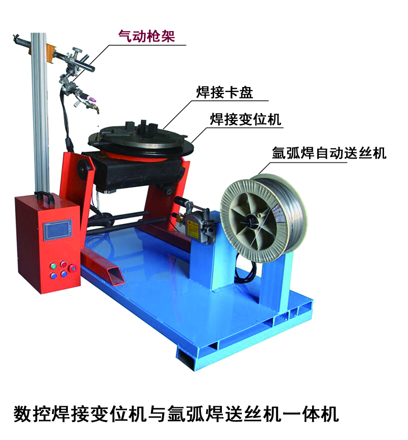 上弘氬弧焊送絲機與變位機一體機