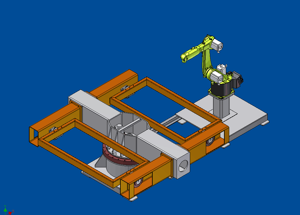機器人焊接變位機 機器人焊接變位機